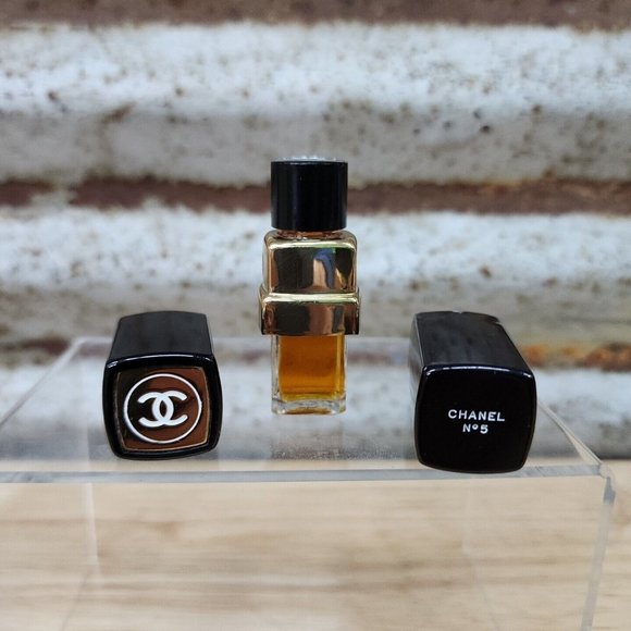 Chanel No 5 Set 1959 Vintage Cologne Spray 1.5 Oz & 1/4 Oz With Box - Picture 9 of 10